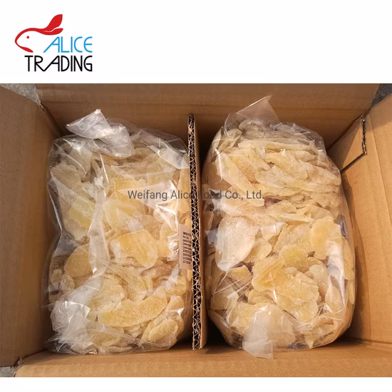 Organic Best Selling Dried Fruits Crystallized Ginger Dried Ginger Preserved Ginger