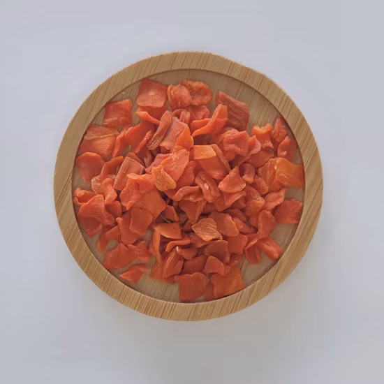 Verdure secche di carote disidratate biologiche